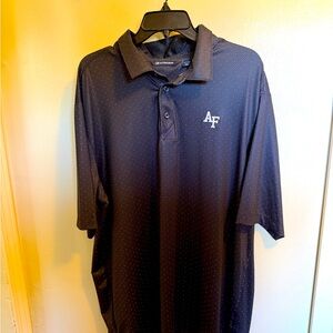 XLT Air Force sweat proof navy blue golf polo